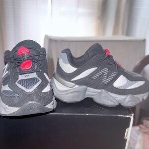 Stylish Black and Gray Kids Shoes